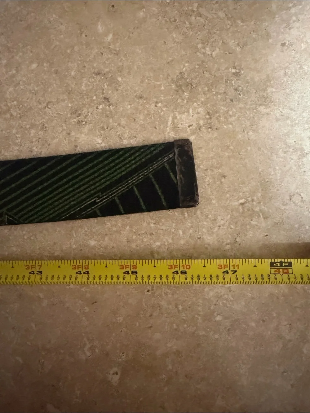 Fox Green and Black Geometric Webbing Men's Belt